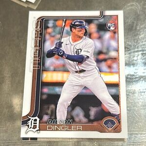 Detroit Tigers Dillon Dingler Rookie Card
